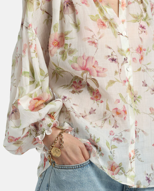 Kremowa koszula Bressana - Image #5