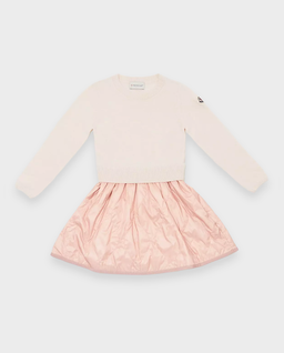 Różowa sukienka z pikowaniem - Image #1