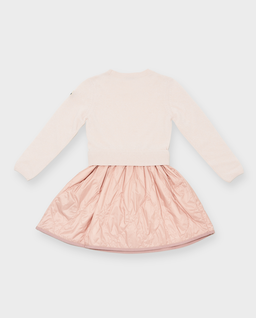 Różowa sukienka z pikowaniem - Image #2