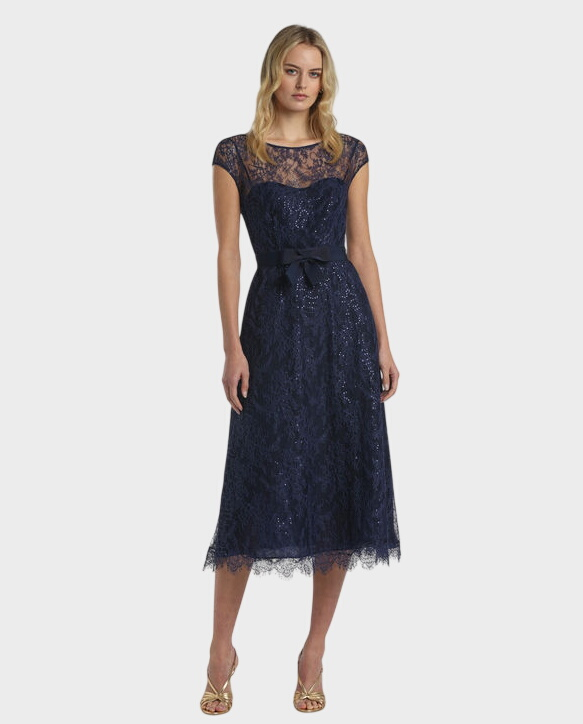 Granatowa sukienka Priore