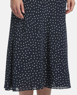 Granatowa sukienka w groszki Palloncino - Image #4