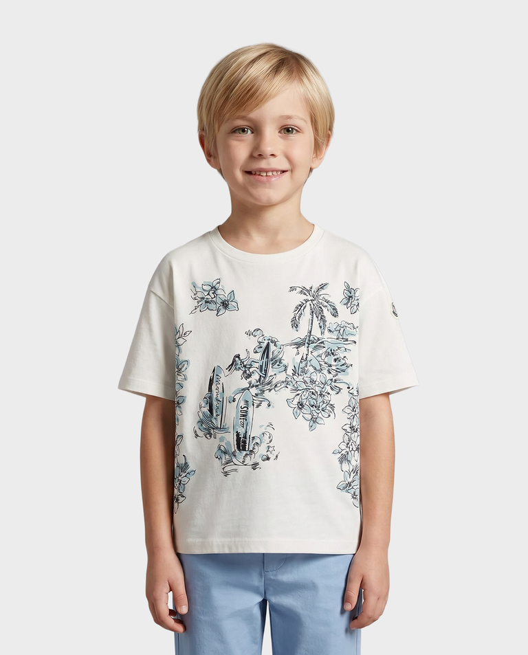 Bawełniana koszulka z nadrukiem