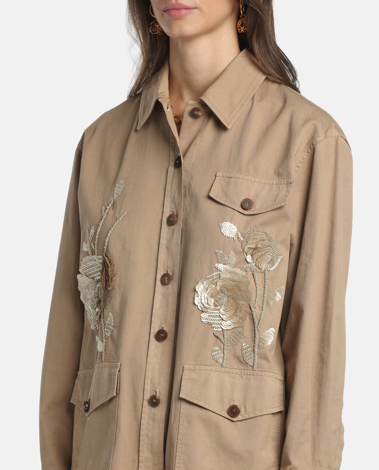 Beżowa kurtka Vernet - Image #3