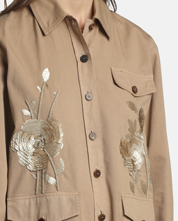 Beżowa kurtka Vernet - Image #5