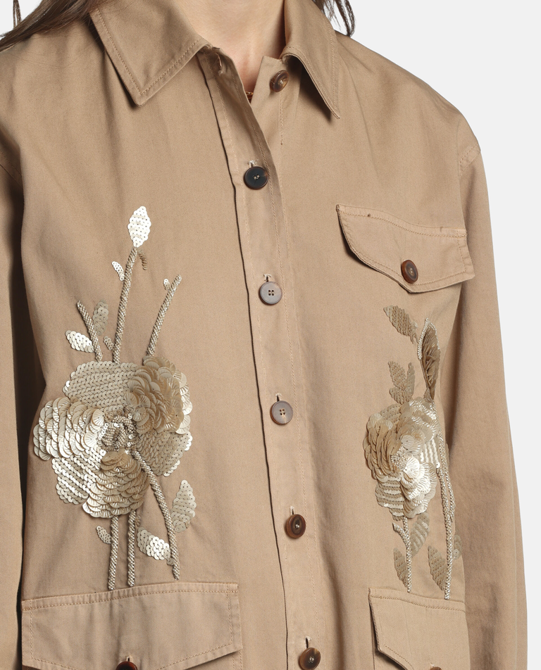 Beżowa kurtka Vernet - Image #5