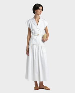 Biała marynarka bez rękawów Vernasca - Image #1