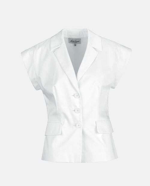 Biała marynarka bez rękawów Vernasca - Image #5