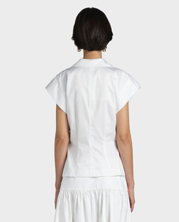 Biała marynarka bez rękawów Vernasca - Image #2