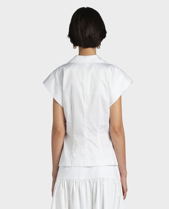 Biała marynarka bez rękawów Vernasca - Image #2