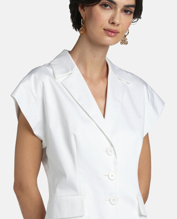 Biała marynarka bez rękawów Vernasca - Image #4