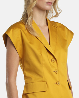 Żółta marynarka bez rękawów Vernasca - Image #4