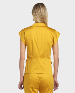 Żółta marynarka bez rękawów Vernasca - Image #1