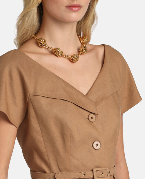 Brązowa marynarka z krótkim rękawem Varoma - Image #3