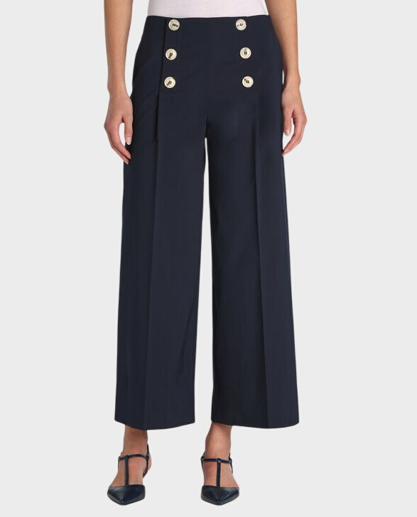 Granatowe spodnie Agire