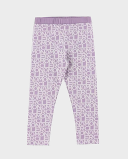 Fioletowe legginsy z logo - Image #0