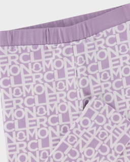 Fioletowe legginsy z logo - Image #1