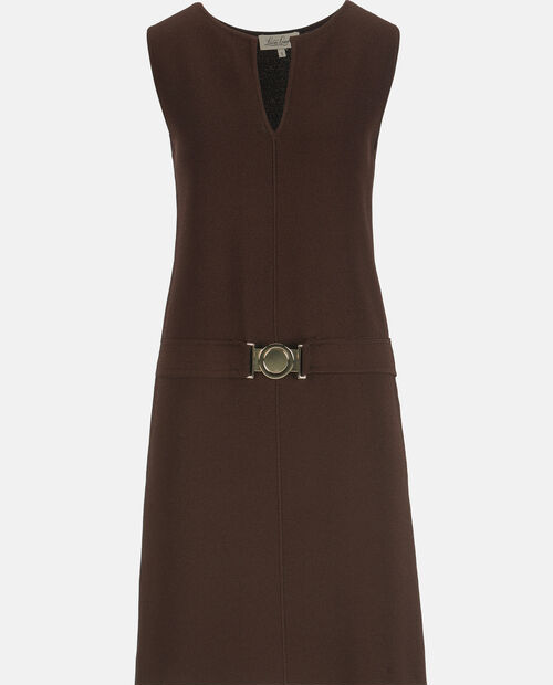 Brązowa sukienka mini Corciano - Image #6