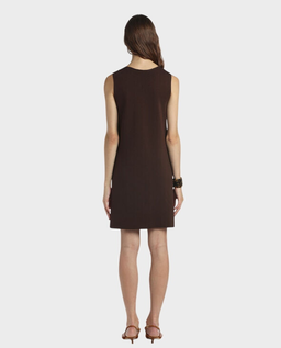 Brązowa sukienka mini Corciano - Image #1