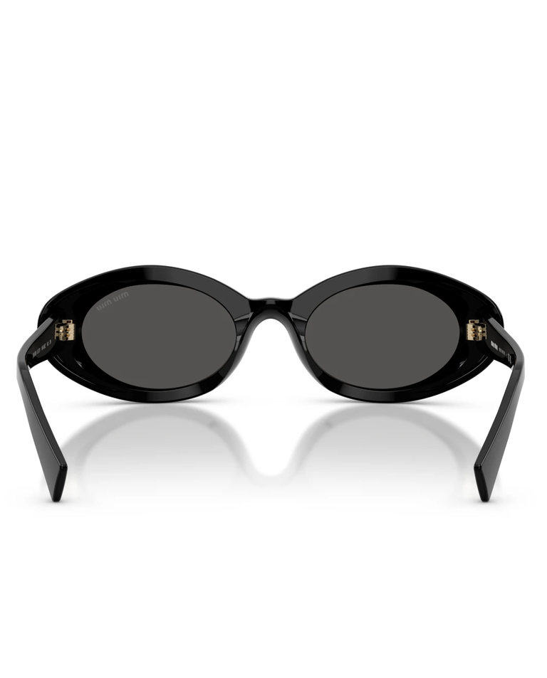 Czarne okulary przeciwsłoneczne z logo - Image #2