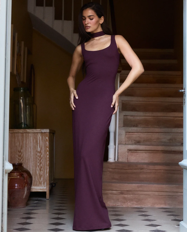 Maxi sukienka z wiskozy Liv Cherry