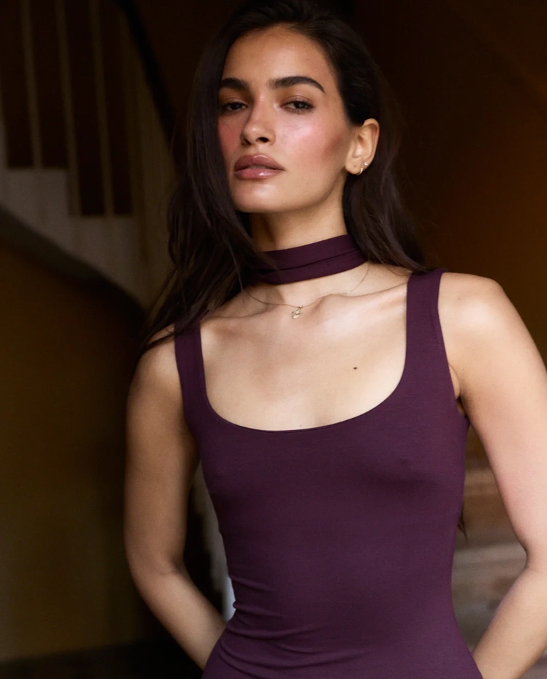 Maxi sukienka z wiskozy Liv Cherry - Image #3