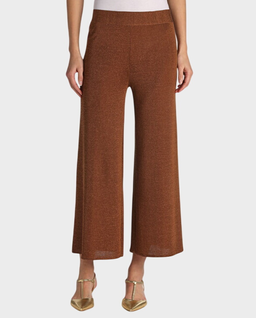 Brązowe dzianinowe spodnie Concilio - Image #0