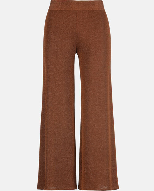 Brązowe dzianinowe spodnie Concilio - Image #4