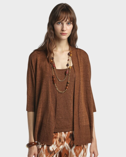 Brązowy kardigan Cammino - Image #0