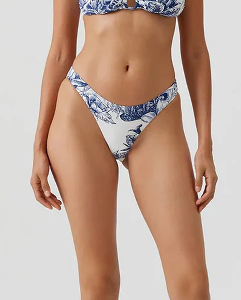 Biało-niebieski dół od bikini Prague