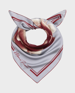 Jedwabna apaszka z kwiatem Flower - Image #2