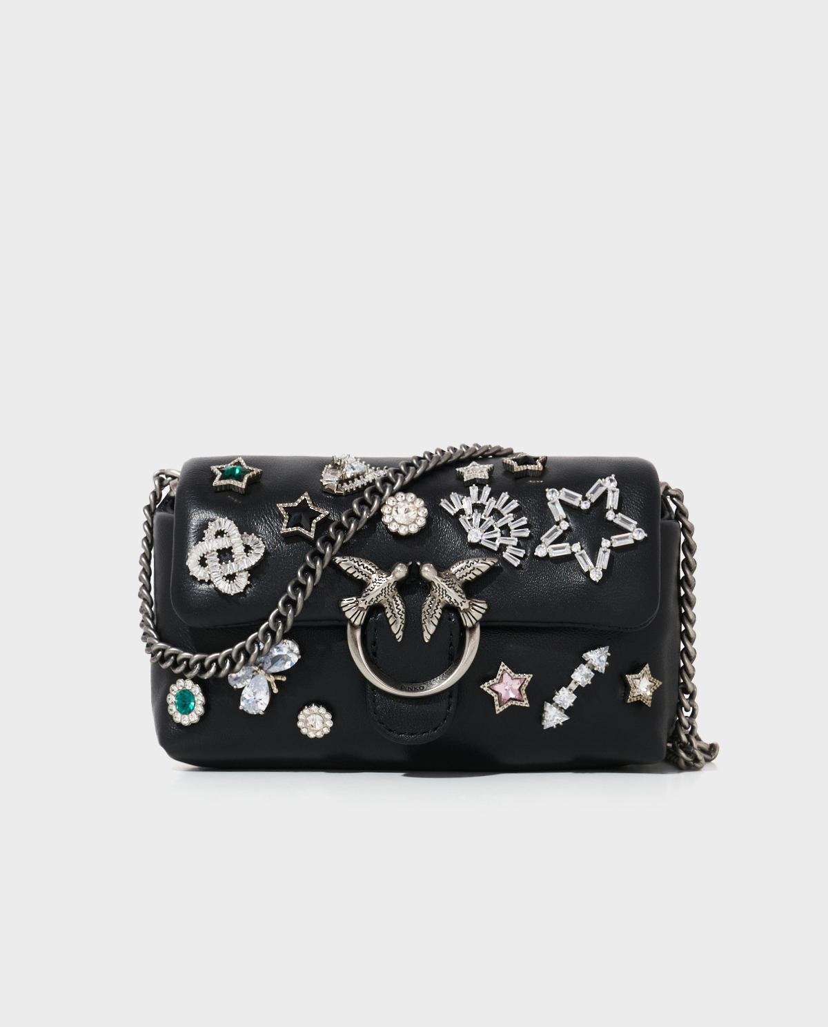 Czarna torebka Micro Love Bag Puff C - Image #0