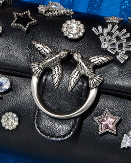 Czarna torebka Micro Love Bag Puff C - Image #7