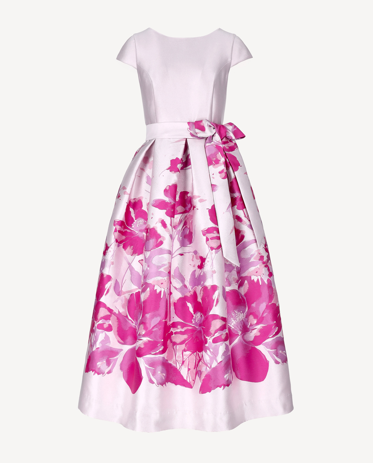 Elegancka sukienka w kwiaty Ksavera