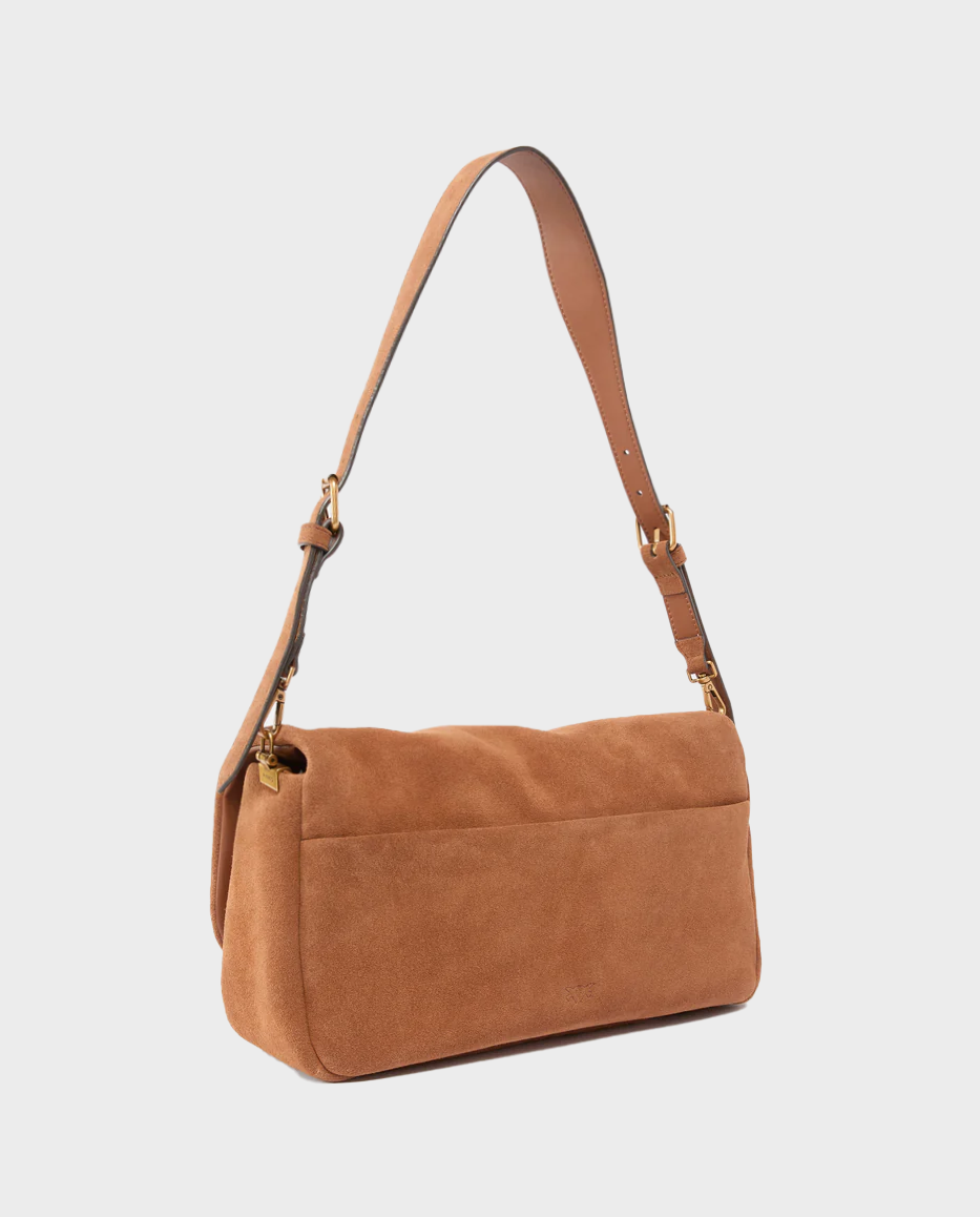 Brązowa torebka Love Bag Click Soft Horizontal Handle medium - Image #1