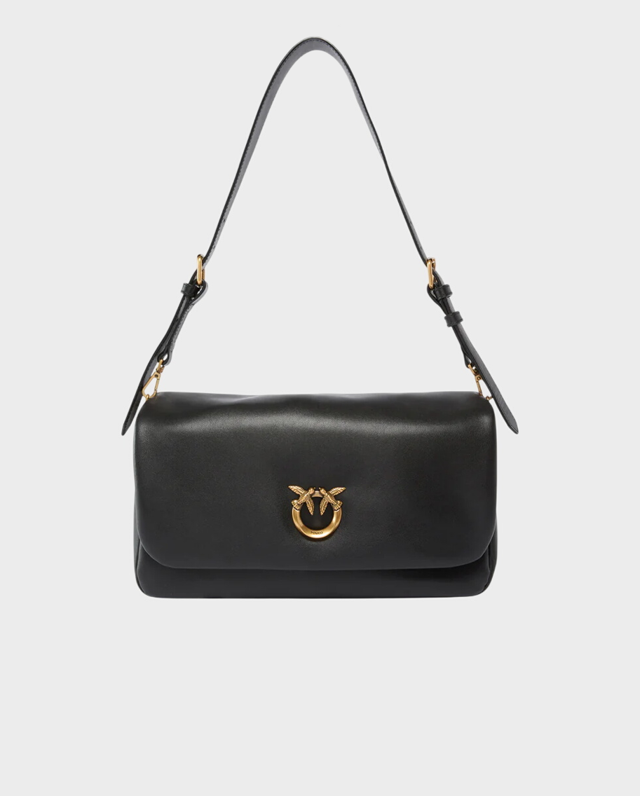 Czarna torebka Love Bag Click Soft Horizontal Handle medium - Image #0