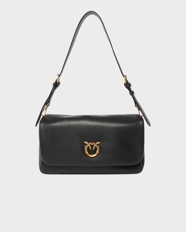 Czarna torebka Love Bag Click Soft Horizontal Handle medium