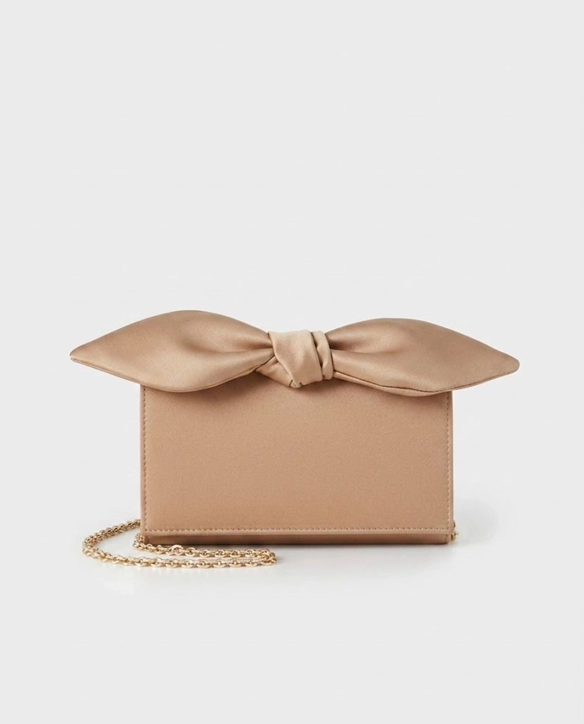 Satynowa kopertówka Bow Tie Mini - Image #0