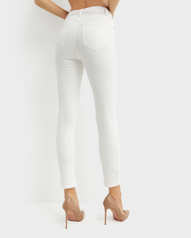 Białe jeansy skinny Susan - Image #2