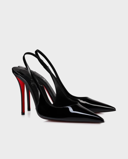 Czarne szpilki Miss Z Sling Back 100 - Image #2