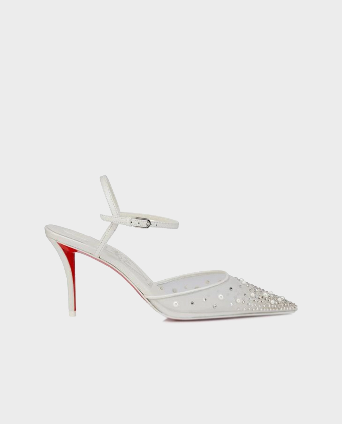 Białe szpilki Panna Z Riviera Strass 80 - Image #0