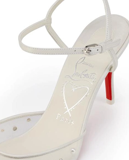 Białe szpilki Panna Z Riviera Strass 80 - Image #5