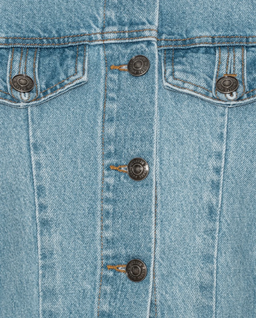 Rozszerzany top jeansowy - Image #4