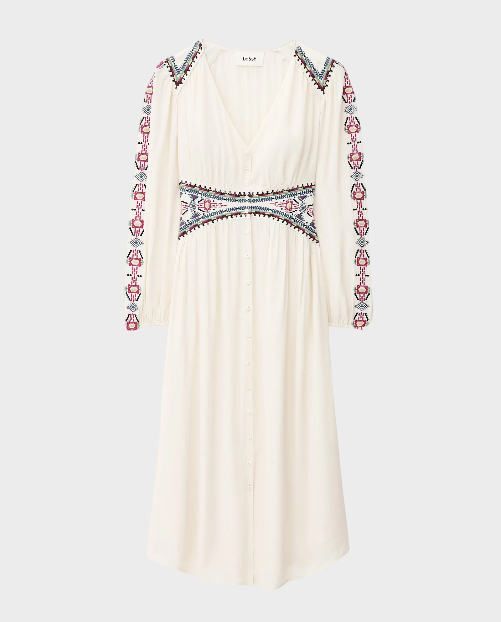 Kremowa sukienka w stylu boho Tina - Image #0