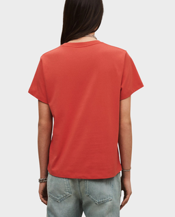 Czerwony t-shirt z logo Ioni - Image #4