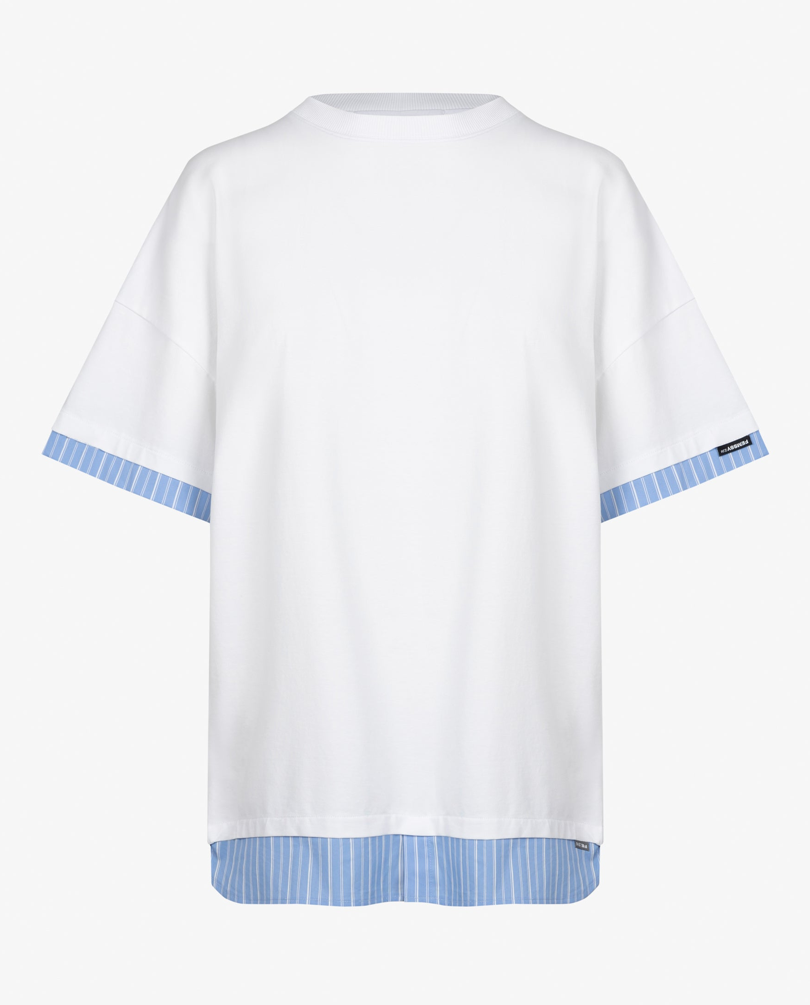 Biały t-shirt oversize Dua - Image #3