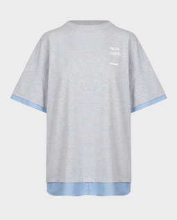 Szary t-shirt oversize Dua - Image #0