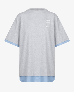 Szary t-shirt oversize Dua - Image #5