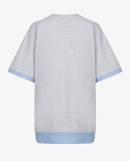 Szary t-shirt oversize Dua - Image #6