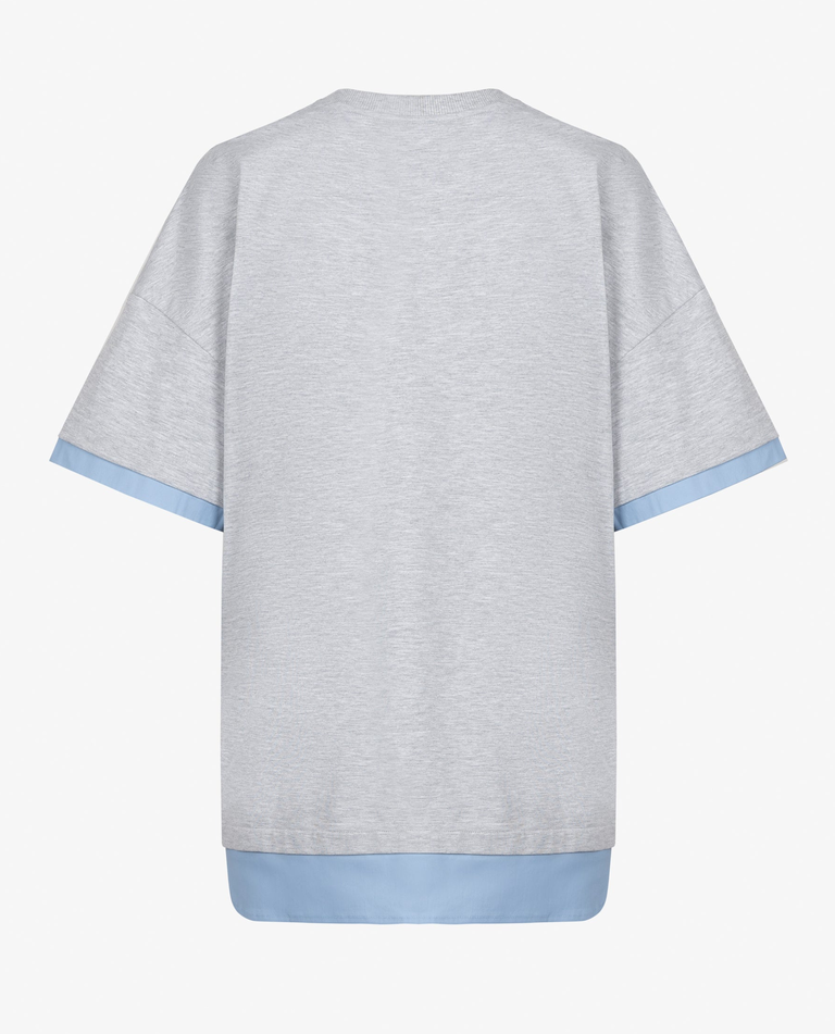 Szary t-shirt oversize Dua - Image #6