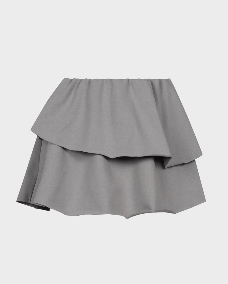 Szara mini spódniczka Aura
